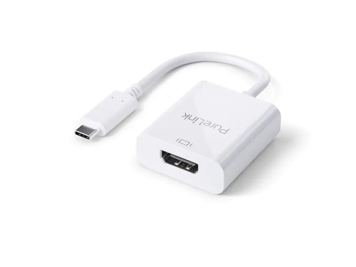 [90153389 1006208] PureLink Adapter USB Type-C – HDMI 4K/60Hz, Weiss, Premium