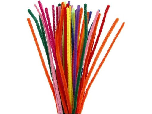 [90153428 1007163] Creativ Company Chenilledraht 6 mm 50 Stück, diverse Farben