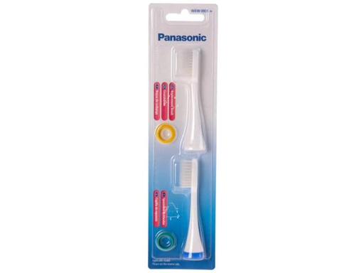 [90153559 570437] Panasonic Zahnbürstenkopf WEW0935W830 2 Stück