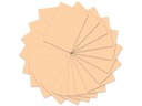 URSUS Tonzeichenpapier 50 x 70 cm, 130 g/m², 10 Blatt, Aprikose