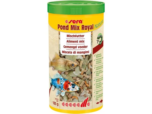 [90153657 734007] sera Teichfutter Pond Mix Royal Nature, 1000 ml, 185g