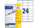 Avery Zweckform Universal-Etiketten 3490 70 x 36 mm, 25 Blatt