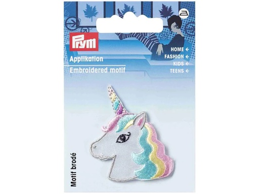 [90153796 1087944] Prym Applikation Einhorn Kopf 1 Stück