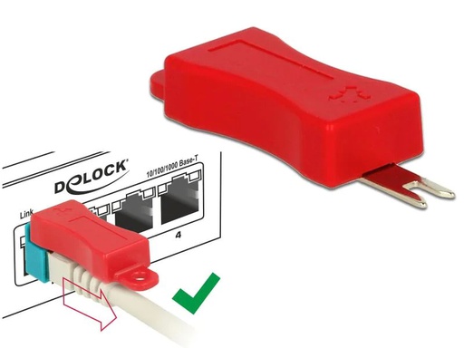 [90153901 596564] Delock Clip RJ45 Kabel Portverriegelung 20 Stück