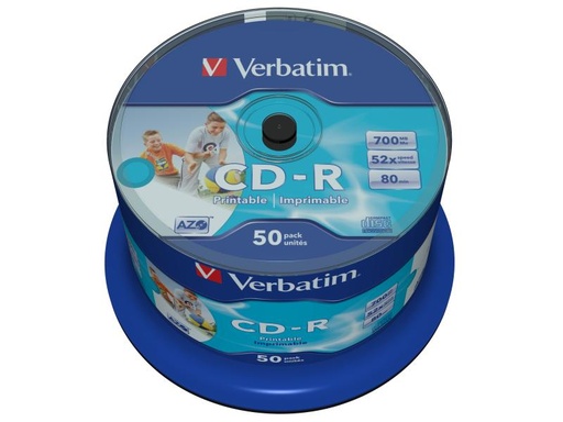 [90153924 38115] Verbatim CD-R 0.7 GB, Spindel (50 Stück)
