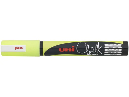 [90153936 779984] Uni Kreidemarker Uni CHALK 1.8-2.5 mm Fluo Gelb