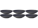 Villeroy & Boch Suppen- & Pastateller Manufacture 23.5 cm, 6 Stück, Schwarz