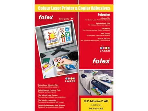 [90154096 805401] Folex Folie Polyester Adhesive Film A4