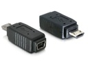 Delock USB 2.0 Adapter USB-MiniB Buchse - USB-MicroB Stecker