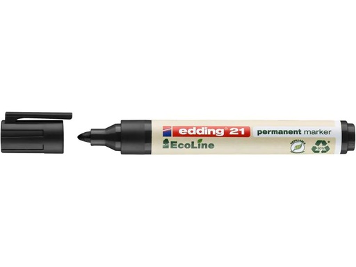 [90154212 1087252] edding Permanent-Marker Ecoline 21 Schwarz