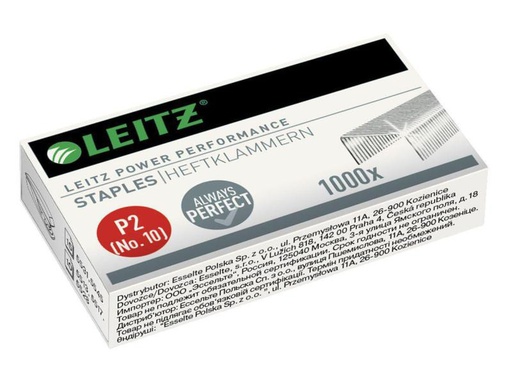 [90154283 213593] Leitz Heftklammer No. 10 verzinkt, 1000 Stück
