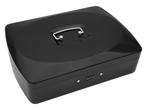 [90154347 1022715] WEDO Geldkassette A4 9 Fächer, Schwarz