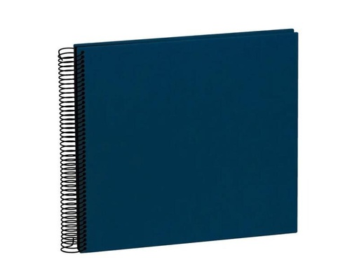 [90154372 789713] Semikolon Fotoalbum 23 x 24.5 cm Marineblau, 40 schwarze Seiten