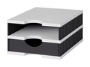 Styro Schubladenbox Styrodoc Uno Schwarz/Grau