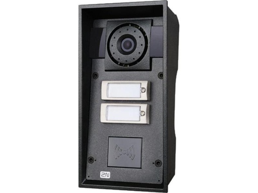 [90154593 874367] 2N IP Türstation IP Force - 2 Tasten, HD Kamera, Leser