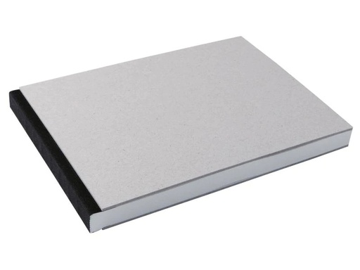 [90154652 543681] Sigel Notizbuch A5, Uni, Schwarz