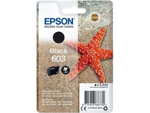 [90154745 1002094] Epson Tinte 603 / C13T03U14010 Black