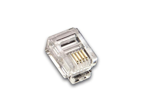 [90154757 793623] Wirewin Modularstecker RJ-11, 6P/4C, 100er-Pack