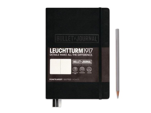 [90154806 779068] Leuchtturm Notizbuch B5, Dot, Schwarz