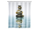 Wenko Duschvorhang Meditation 180 x 200 cm, Mehrfarbig