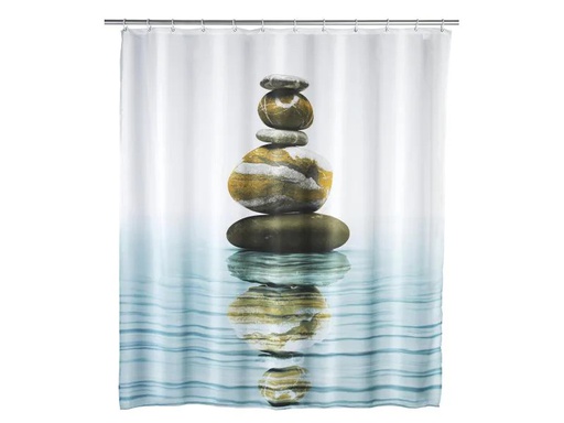 [90154841 745161] Wenko Duschvorhang Meditation 180 x 200 cm, Mehrfarbig