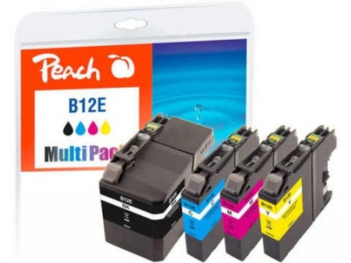[90154906 754487] Peach Tintenset Brother LC-12E