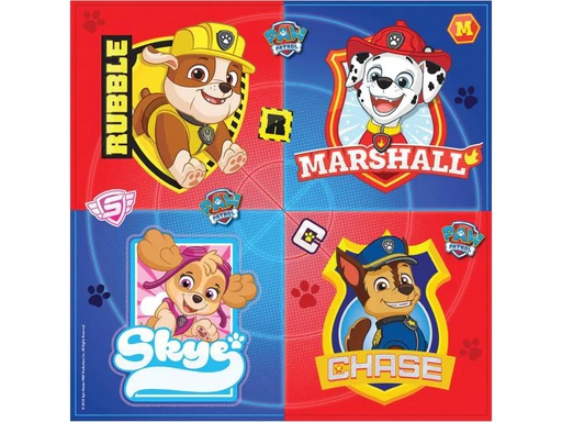 [90154995 987828] Amscan Papierservietten Paw Patrol 33 cm x 33 cm, 16 Stück