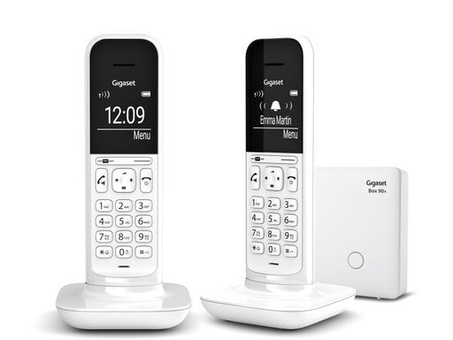 [90155001 1015434] Gigaset Schnurlostelefon CL390A Duo Tundra White