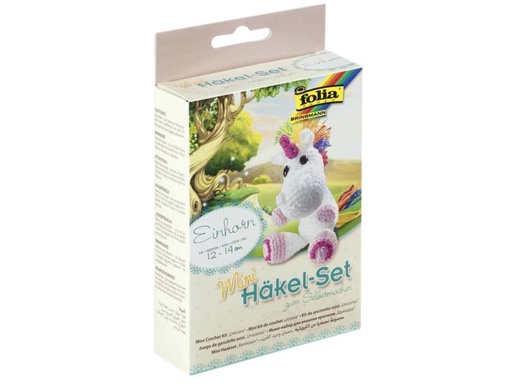 [90015494 819671] Folia Häkelset Mini Einhorn