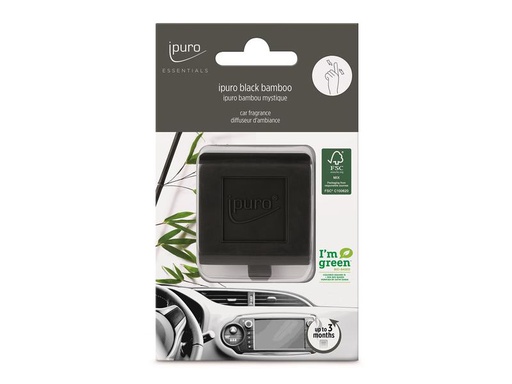 [90155250 1159410] ipuro Auto-Lufterfrischer Black Bamboo