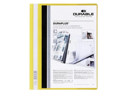[90155262 1127614] DURABLE Schnellhefter Duraplus A4+, Gelb