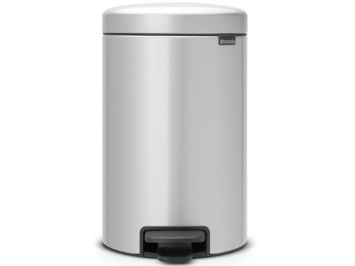 [90155293 518701] Brabantia Treteimer NewIcon 12 l, Metallic grey