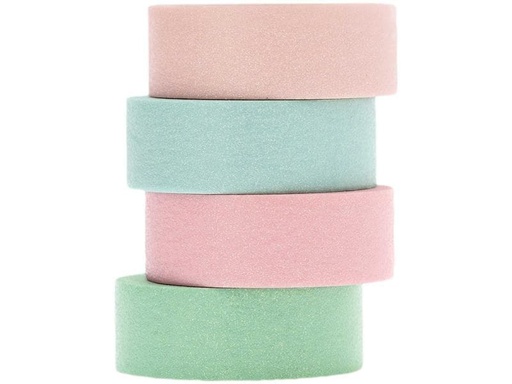 [90155342 1167117] Rico Design Washi Tape Glitzer 4er Set 1.5 cm x 5m