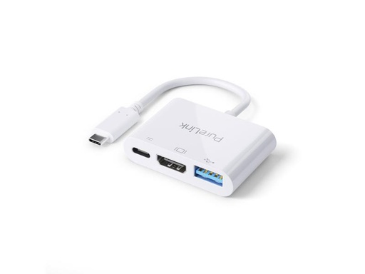 [90155617 973572] PureLink Multiport Adapter IS270 USB-C - HDMI &amp; USB-A3.1, weiss