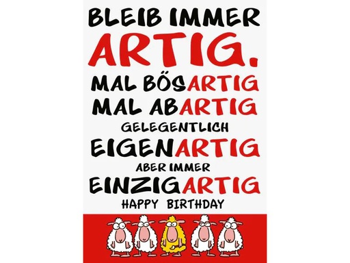 [90155657 958985] ABC Geburtstagskarte Humor, Maxi