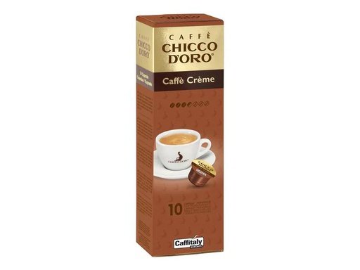 [90155713 1126863] Chicco d'Oro Kaffeekapseln Caffitaly System Caffè Crème 10 Stück