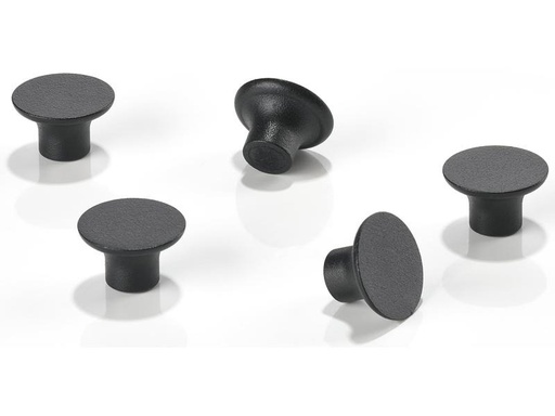 [90015552 1170384] Zone Denmark Haftmagnet aus Aluminium, 5 Stück, Black