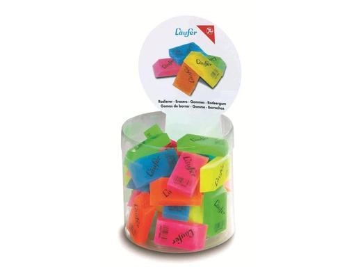 [90155807 1108860] Läufer Radiergummi Farbig Mehrfarbig