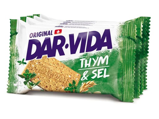 [90155860 723456] DAR-VIDA Snack extra fin Thym-Sel 4 x 46 g