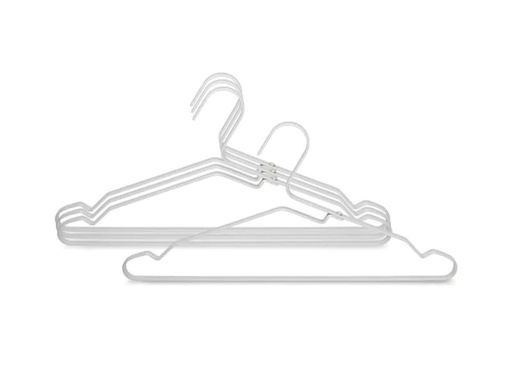 [90155930 823707] Brabantia Kleiderbügel Linn 4 Stück, Weiss