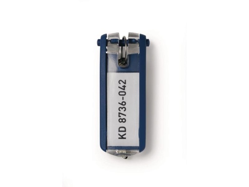 [90155931 750182] DURABLE Schlüsselanhänger 6 Stück, Blau