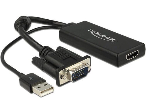 [90156011 379287] Delock Konverter VGA - HDMI, mit Audio
