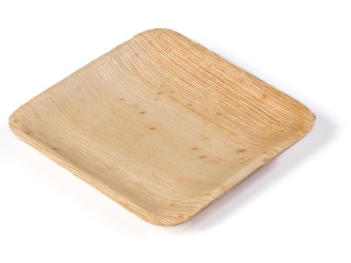 [90156176 1072811] Sier Einwegteller Palm 11 cm x 11 cm, 20 Stück