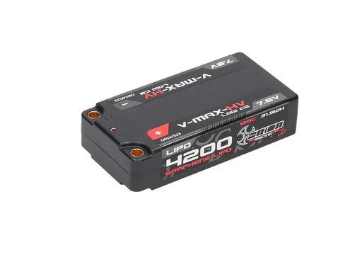 [90156229 1104934] Team Orion RC-Akku LiHV 4200 mAh 7.6 V 128C Graphene Shorty
