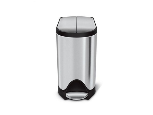 [90156267 900113] Simplehuman Treteimer CW1899 10 Liter, Silber