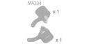 Amewi Lenkhebel MA304 Blue AM10SC