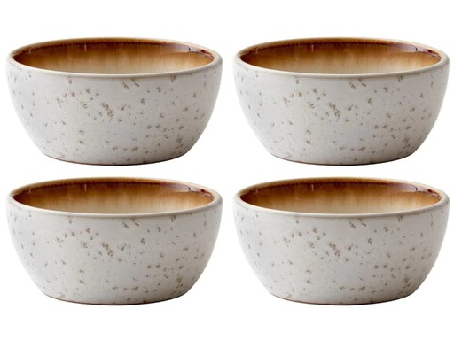 [90001541 1015221] Bitz Snackschale 12 cm, 4 Stück, Crème/Beige
