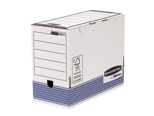 [90156555 199947] Fellowes Archivschachtel R-Kive Weiss/Blau
