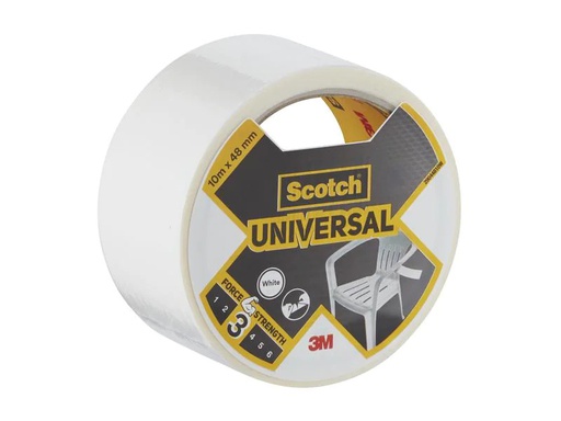 [90156581 1160684] 3M Klebeband Scotch Universal 48 mm x 10 m, Weiss