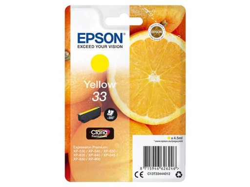 [90156584 630030] Epson Tinte T33444012 Yellow